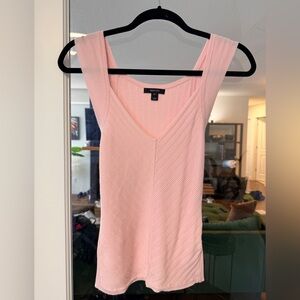 NWOT - RW&CO. Light Pink Ribbed Tank Top